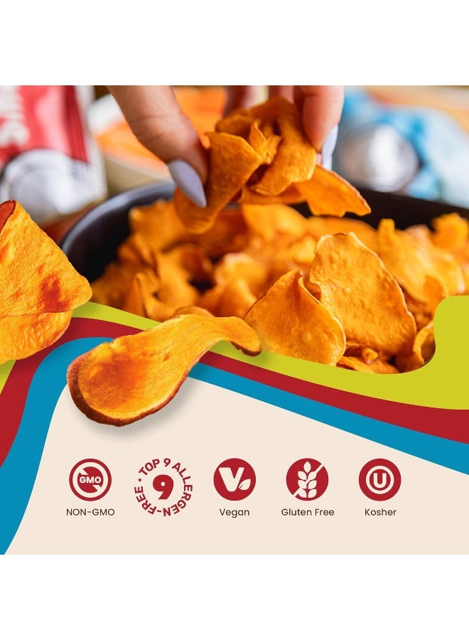 Jackson's Jackson’s Sweet Potato Kettle Chips with Sea Salt made with Premium Avocado Oil (1.5 oz, Pack of 10) - Allergen-friendly, Gluten Free, Peanut Free, Vegan, Paleo Friendly - Shark Tank Product - Image 5